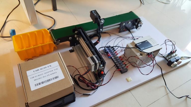 AT909A ชุดเรียนรู้+ชุดทดลอง คัดแยกสี Automation Color Sensor Counter ...