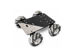 RC9301 รถแมคคานั่ม Robot Car Mecanum 97mm Wheel.AcrylicL Motor Gear DC12V