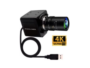 CR4K04 กล้องอุตสาหกรรม Industrial USB Camera 4K IMX317-2Mic Audio Support Lens 5-50mm MFV