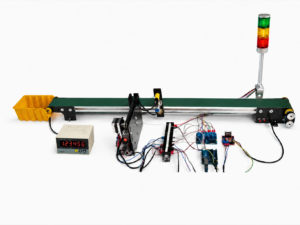 AT420A ชุดเรียนรู้+ชุดทดลอง นับชิ้นงานบนสายพานลำเลียง AT420A Automation Metal Detector+Counter+Rejector