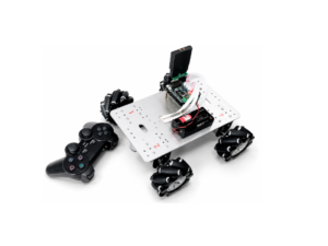 RC8105 รถแมคคานั่ม Robot Car Mecanum 80mm Wheel Aluminum Motor Gear DC12V Encoder Arduino PS2 Wireles Joystick Control Batt