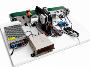 AT450 ชุดเรียนรู้+ชุดทดลอง นับชิ้นงานบนสายพานลำเลียง AT450 Automation Metal Detector+Counter+Rejector