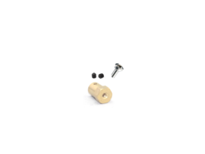 MWC404-2 คัปปลิ้งล้อยาง มอเตอร์ Motor Coupling Shaft 4mm Brass