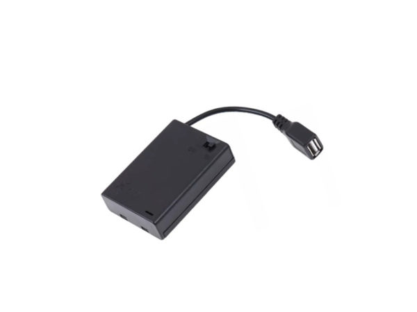 BT0216 รังถ่านใส่แบตเตอรี่ Battery Holder AA (2A)x3-USB