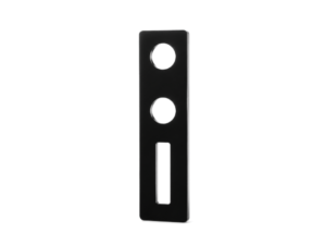 BKBP12 แผ่นยึดเซนเซอร์ 2xM18 Sensor Mounting Bracket Black Acrylic 3mm