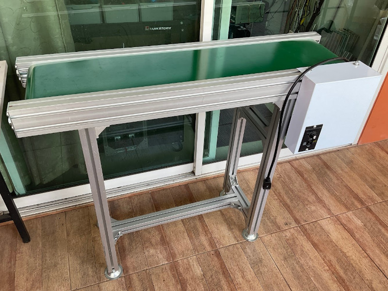 CVAA09 สายพานลำเลียงเอซี Conveyor Belt AC Green PVC Belt 2mm Dimension