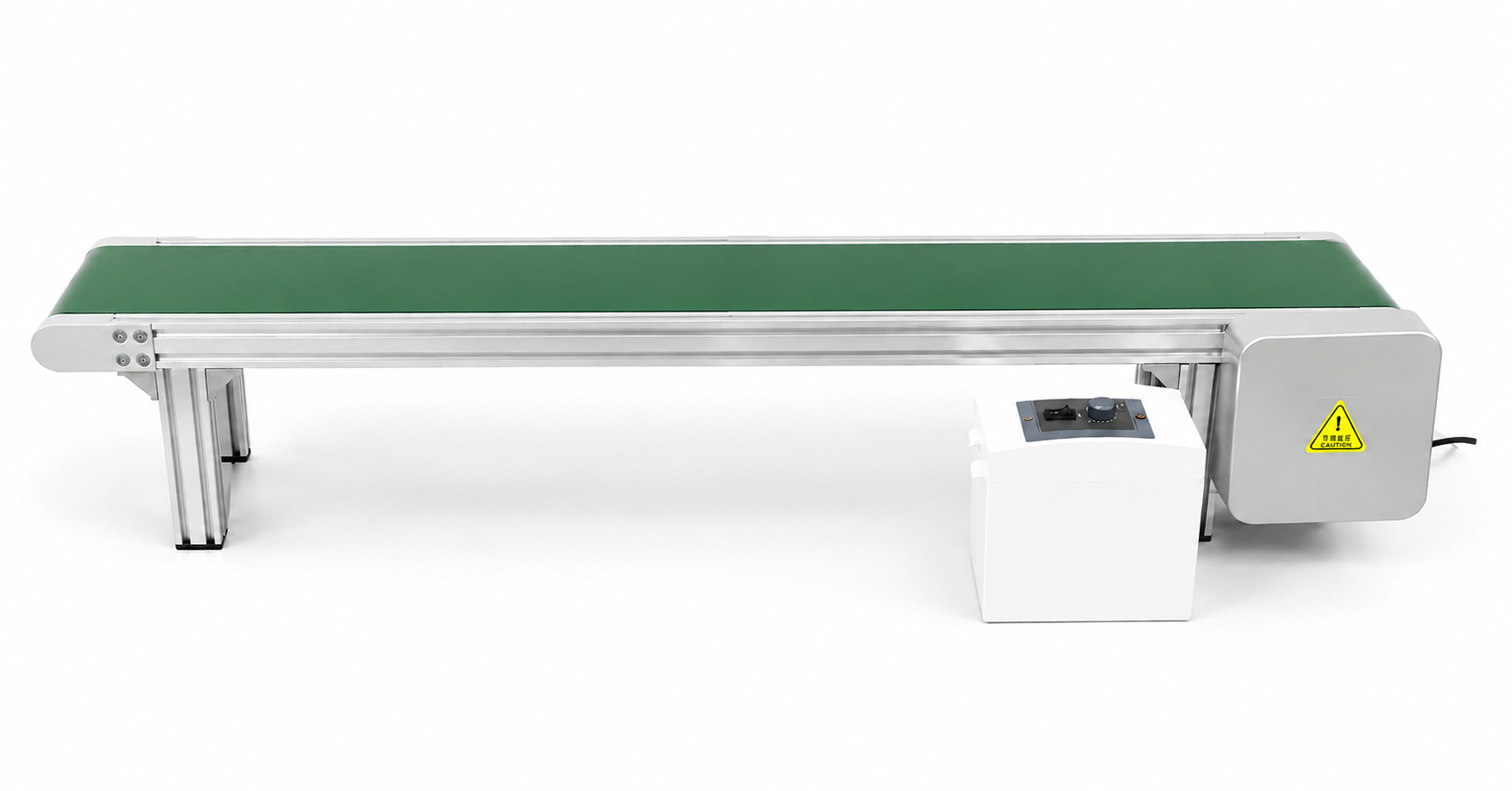 CVAB04 ลำเลียงเอซี 2040 Conveyor Green PVC 2mm 120x20x20cm AC Motor