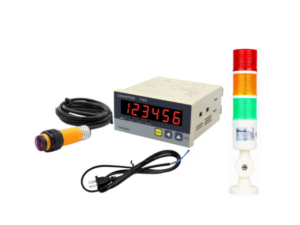 CTPD10 เครื่องนับจำนวน ดิจิตอลเคาท์เตอร์ Preset Digital Counter 6Digit T9C-1PS-485+Sensor+TowerLight