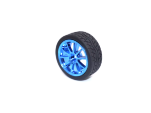 WLR601-BL ล้อยาง Rubber Wheel 65mm-Blue