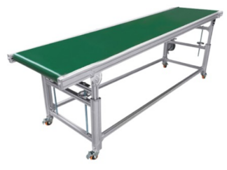 สายพานลำเลียง CONV-200X30-AC200W-ST80 Green PVC ADJ05W
