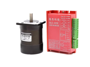 MTBD44 มอเตอร์บัสเลส+ไดรเวอร์ Nema23 BLDC Motor DC24V/100W 6000RPM 0.16Nm 57BL75S10-260FS BLD405E Driver
