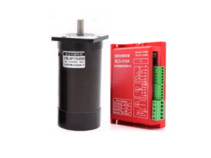 MTBD07 มอเตอร์บัสเลส+ไดรเวอร์ Nema23 BLDC Motor DC24V 180W-3000RPM-0.57Nm-57BL18Y115-230D+BLD510A Driver