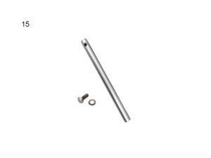 CGS103 เพลาสแตนเลสเกลียวใน 12mm Internal Screw M8x15 SUS304 Stainless Shaft 12xL150mm