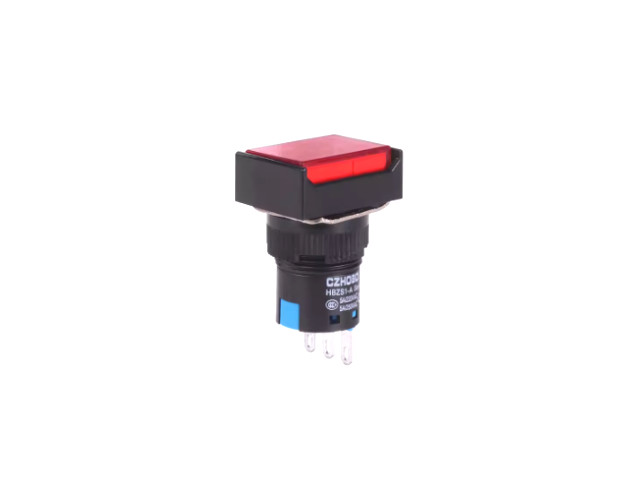 SWPB43 สวิตซ์กดติดปล่อยดับ Push-button Switch-K16-231E-16mm 3Pin Reset ...