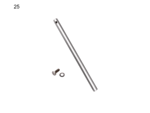 CGS105 เพลาสแตนเลสเกลียวใน 12mm Internal Screw M8x15 SUS304 Stainless Shaft 12xL250mm