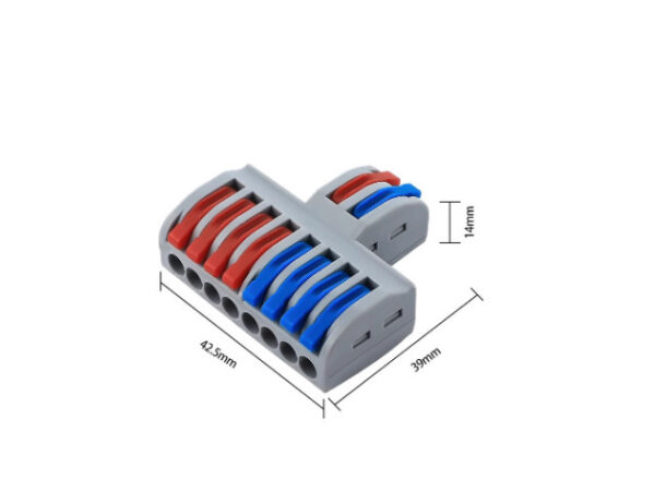 CNQJ08 ตัวเชื่อมต่อสายไฟ Quick Connector 2in-8out SPL-82