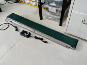 CONV8010-GR สายพานลําเลียง Vending Machine Conveyor CONV-80x10-DC24V Green