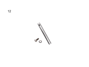 CGS102 เพลาสแตนเลสเกลียวใน 12mm Internal Screw M8x15 SUS304 Stainless Shaft 12xL120mm