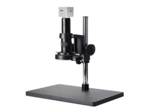 CRMC44 กล้องไมโครสโคป Digital Microscope Camera IMX334 Set 4K UHD 30FPS HDMI+USB-Lens180X+Stand+144LED