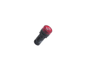 BZ0131 ไฟสัญญาณเตือนบัซเซอร์สีแดง Alarm Signal LED Lamp Indicator Buzzer 16mm AD16-16SM AC220V Red