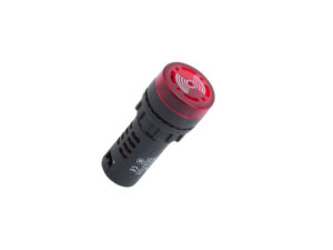 BZ0231 ไฟสัญญาณเตือนบัซเซอร์สีแดง Alarm Signal LED Lamp Indicator Buzzer 22mm AD16-22SM AC220V Red