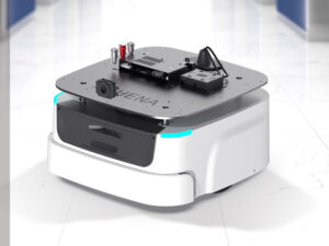 SLTRB02 หุ่นยนต์ส่งของโรงงานอุตสาหกรรม AGV AMR Slamtec Robot Base Athena 2.0