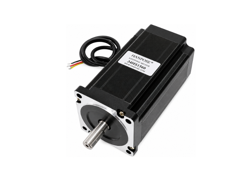 MT3417 สเต็ปเปอร์มอเตอร์ Hanpose Stepper Motor Nema34 156mm 34HS15660 86HS156 12Nm Shaft 14mm