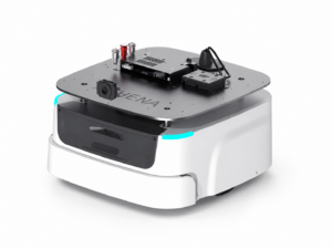 SLTRB02 หุ่นยนต์ส่งของโรงงานอุตสาหกรรม AGV AMR Slamtec Robot Base Athena 2.0