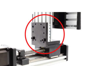 BKPA07 แผ่นเพลทอลูมิเนียม เชื่อมต่อข้ามแกนรางบอลสกรู Aluminum X-Y Cross Connection Plate GGP8050-LFP-80