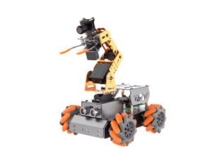 RBCR10 รถหุ่นยนต์ล้อเมคานัมพร้อมแขนกล MasterPi AI Vision Mecanum Robot Arm Raspberry Pi5 (8GB)