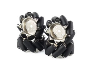 MW7604-6 ล้อแมคคานั่ม Mecanum Wheel 76mmx4 Stainless Steel+6mm couplings