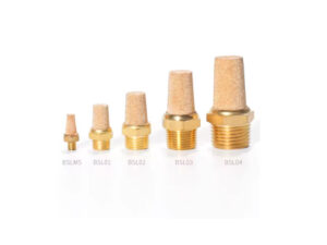 PNB204 ตัวเก็บเสียงลมนิวเมติกส์ Pneumatics Brass Universal Silencer BSL04 PT1/2"
