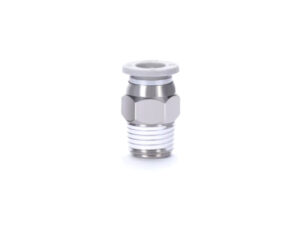 APC804 นิวเมติกส์ ฟิตติ้ง ข้อต่อลมตรงเกลียวนอก Pneumatics Fitting APC804 8mm-PT1/2