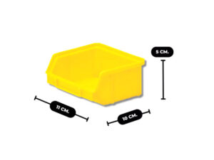 PB0001 กล่องชิ้นงานพลาสติก Plastic Parts Box LWH 11X10X5 G335