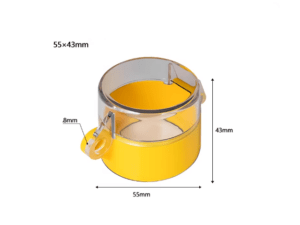 SWEP06-1 ฝาครอบป้องกันปุ่มหยุดฉุกเฉิน Emergency Stop Guard Protection Cover Switch F22-06-22 55x43YW (รู 22mm)