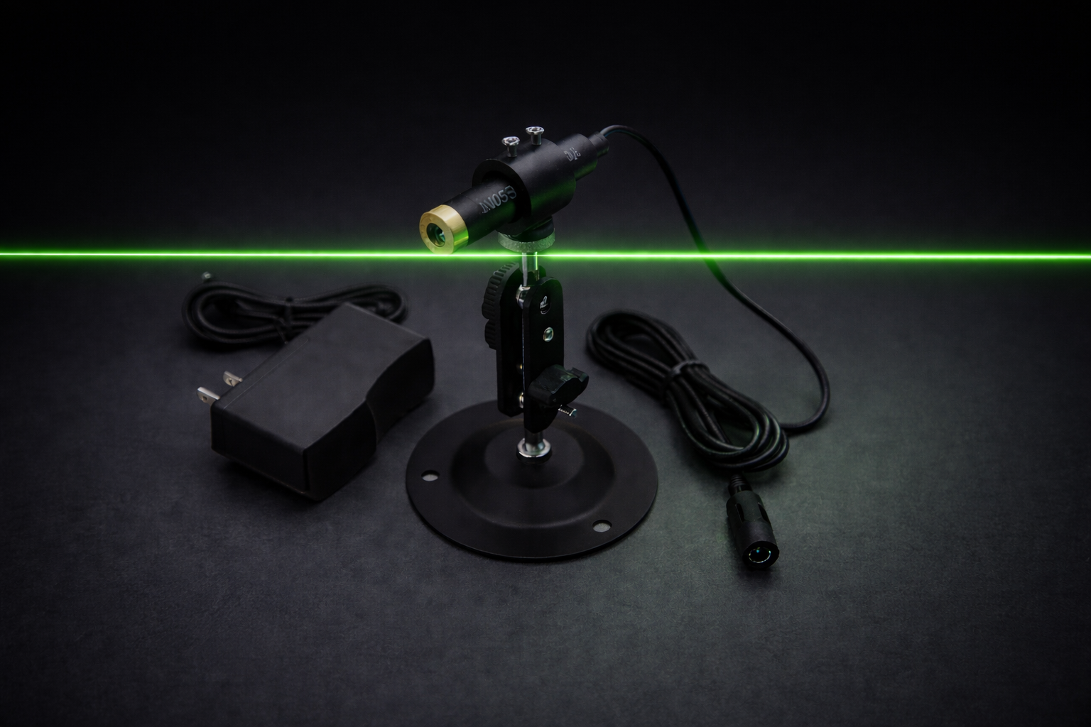 MDLS20-2 เลเซอร์โมดูล แสงสีเขียว Green Linear Cross-1line 5mW laser Module Set3