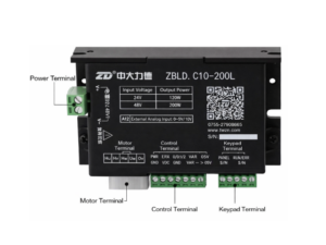 DMBLZD-20 ไดรเวอร์ มอเตอร์บัสเลส 200W BLDC Motor Driver DC24-48V ZBLD.C10-200L