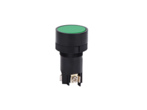 SW0135 สวิตช์ กดติด-ปล่อยดับ (ไม่ล็อค) Push Button Momentary Switch XB2-EA135 22mm 1NO+1NC Green