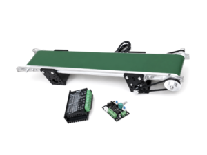 CVST01 สายพานลำเลียงสเต็ปเปอร์มอเตอร์ Nema17 Stepping Motor Conveyor+PWM Controller