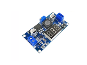 BDSD03 บอร์ดโมดูล ลดแรงดัน Step Down DC-DC Converter 40V/3A Adjust LM2596S 7Segment Display