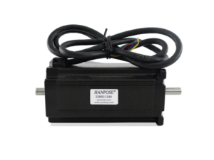 MT23SZ-04 มอเตอร์สเต็ปเปอร์แกนคู่ Hanpose NEMA23 Dual Shaft Stepper Motor 23HS11240-SZ