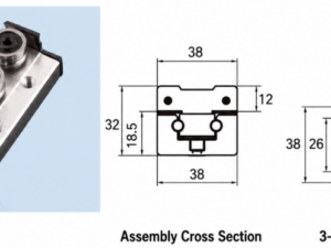 LSSLSG-15 รางสไลด์แกนกลมคู่พร้อมบล็อกลูกล้อ Linear Guide Roller Slider SGR-15N