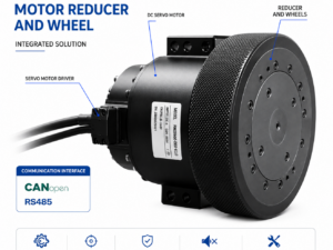 MWSD01 ชุดล้อขับเคลื่อนเซอร์โว AGV/AMR Servo Integrated Wheel Motor 48V 500W KY165ACS0405-02B