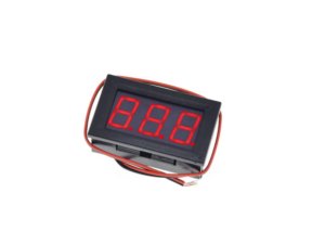 BDVM02 บอร์ดโมดูลวัดแรงดันดิจิตอลโวลต์มิเตอร์ Board Module 2Wire Digital DC Voltmeter 0-30V 3DG 0.56In 7Segment Red
