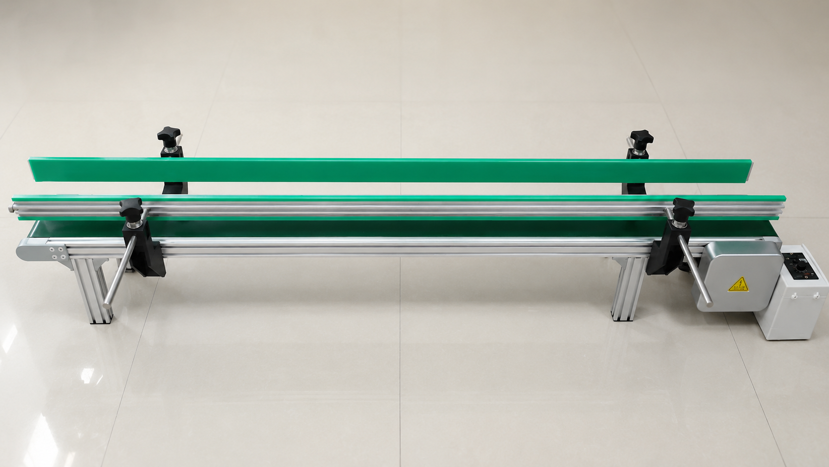 สายพานลําเลียง PVC 2mm CONV-2040-150X12/16 CONV-AC220V Speed Control