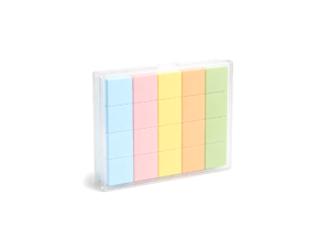 BXP320 ชิ้นงานทรงลูกบาศก์ พลาสติกสี 5 Color Plastic Cube 3cm 5C20P