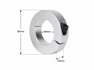BSCSAW-ID50 ตัวล็อคเพลา Aluminum Alloy Shaft Lock SCSAW Open Type ⌀id 50mm
