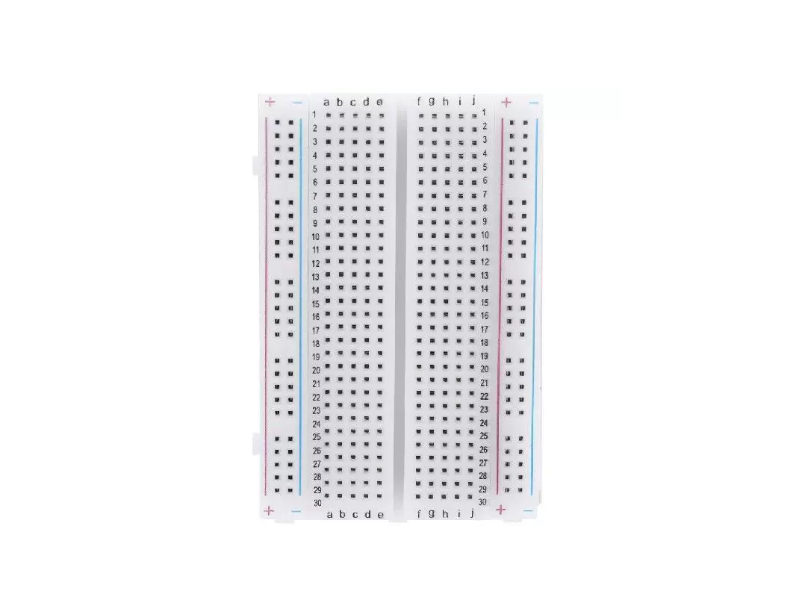 BDPT400-1 บอร์ดทดลองวงจร Breadboard Protoboard 400 Points W