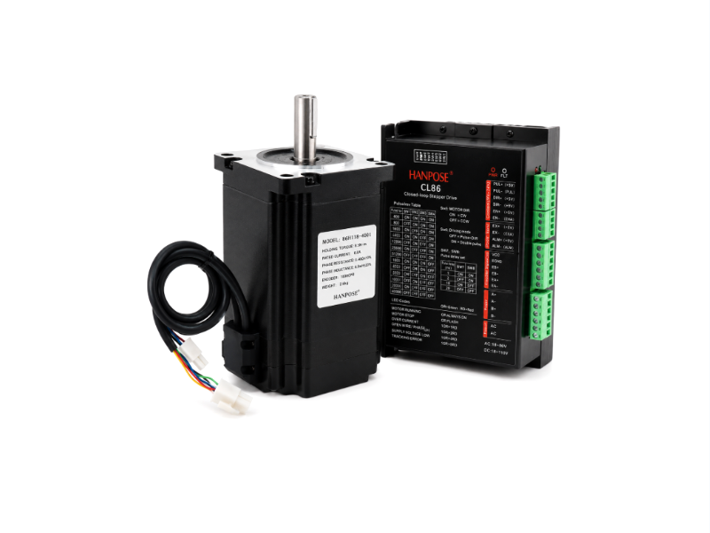 MTCL34-03 สเต็ปเปอร์มอเตอร์ Nema34 86mm Closed Loop Stepper Motor 86EH118+CL86 8.0Nm