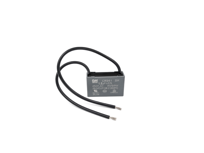 ECCA01 คาปาซิเตอร์มอเตอร์ Capacitor BM CBB61 1.2µF 450VAC Motor Run